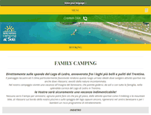 Tablet Screenshot of campingalsole.it
